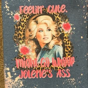 Feelin' Cute Dolly Parton Graphic Tee‎ -2X Bella Canvas